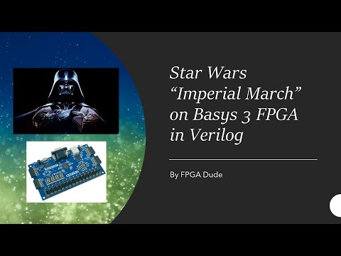 Star Wars Imperial March Song on Basys 3 Verilog Vivado