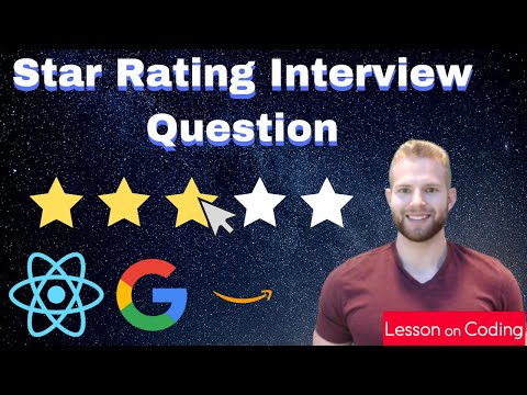 Amazon Star Rating Interview Question in React | Front End