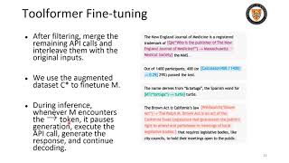 CS 886 Lecture 21 Part 1: Toolformer, ART, and AgentBench
