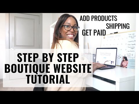 How to Make an Online Store - Boutique Website Tutorial