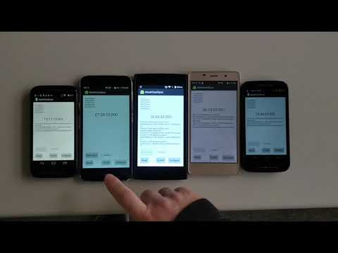 Clock Synchronization Demo with RightMesh