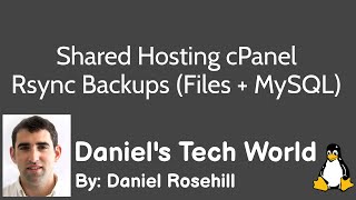 Rsync For cPanel (Shared/Reseller) Hosting Backups (Files and MySQL)