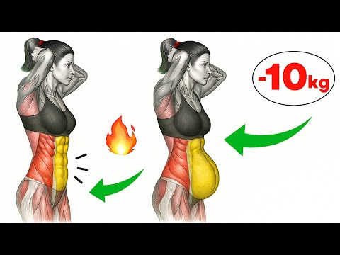 Say Goodbye To Hanging Belly Fat Forever - Simple 30 Min Standing Workout For Hourglass Abs