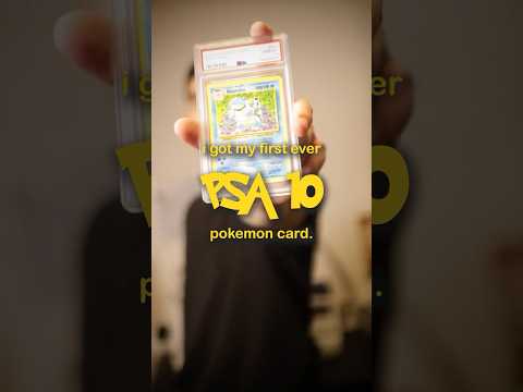 MY FIRST EVER PSA 10 #pokemontcg #unboxing #asmr
