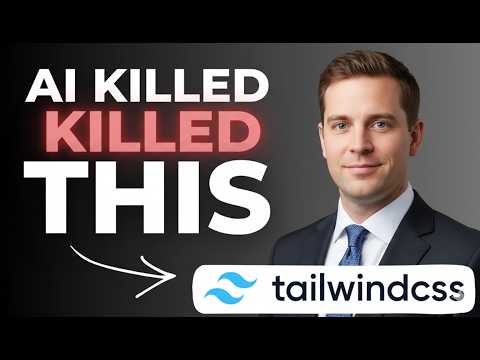 AI Killed Tailwind CSS | 75 percent employees Laid off | What really happened ?