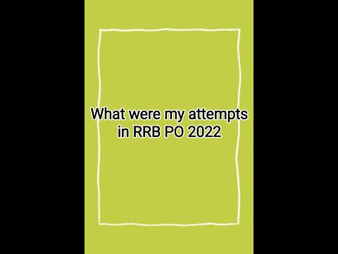 ✍️What were my attempts in RRB PO pre 2022| #expectedcutoff #ibpsrrbpo#ibpsrrbclerk #bankexams