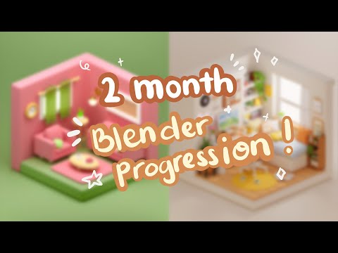 My 2 month Blender progression