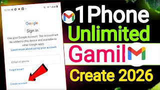 unlimited gmail create method 2026 bangla