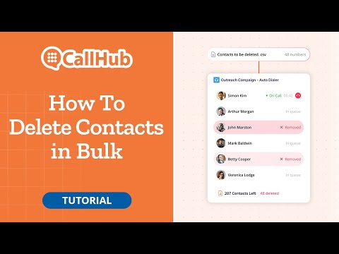 How to Delete Contacts in Bulk on CallHub