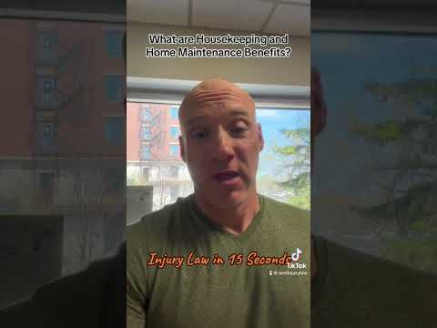 Injury Law in 15 Seconds: Housekeeping and Home Maintenance Benefits #injurylaw