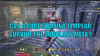 ESO PvP | Can a pure Stamina Templar survive the subclass meta? | Stamplar gameplay | U48