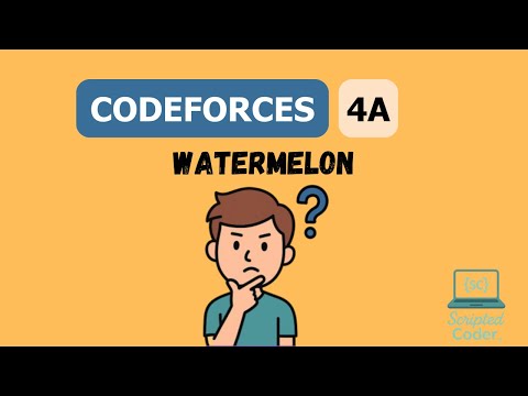 CodeForces Problem 4A Solution || Watermelon