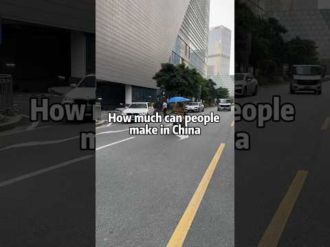 How much can people make In china #salary #china #realchina