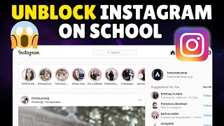 How to Get INSTAGRAM on School Computer 2025