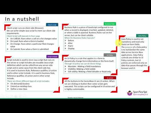 Client Side Script  Versus Server Side Script in 3 minutes(ServiceNow)