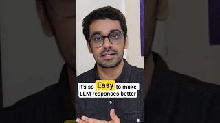 The simplest trick to make your LLM responses 5X better #artificialintelligence #promptengineering