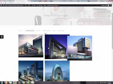 Tower -  Portfolio page config & Portfolio Item Style