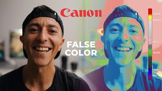 How to Expose CLOG3 Using False Color on Canon R6 II, R5 II, R8