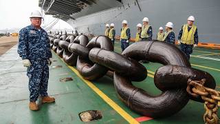 This Is How The World's Strongest Anchor Chains Are Made  | by @Satisfyingtech116