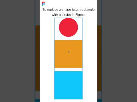 👉 Replace Shapes Fast in Figma | Circle vs Rectangle Shortcut Hack!