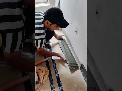 MARBLE INSTALLATION ON WALL  #aroobjatoivlogs #construction #duckybhai #maazsafder #dailyvlog