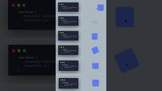 🤯 Transform & Transition Property In CSS.#transform #transitions #property #cssanimation