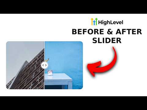 I created an INSANE Before & After Slider for GHL Websites