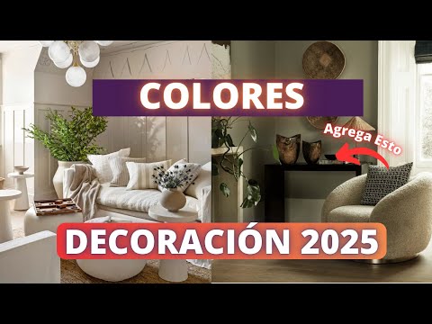 2025 DECORATION TREND COLORS! LIVING ROOM, DINING ROOM, BEDROOM, BATHROOM, AND KITCHEN