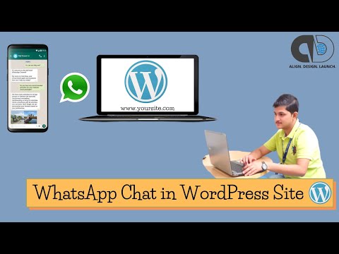 HOW TO ADD WHATSAPP CHAT WIDGET IN WORDPRESS SITE | Aligner Designer | WordPress Tutorial