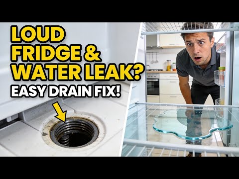FRIDGE NOISE & WATER LEAK? FIX IT IN 5 MINUTES!