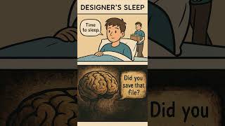Designer's Sleep Be Like… Did You Save It?:#GraphicDesign #DesignerLife #DesignHumor