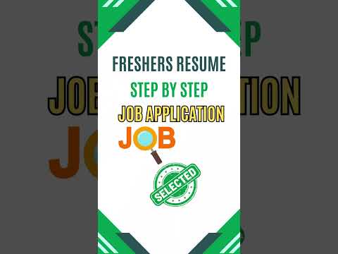 How to get job as a fresher, Live resume preparation & job application #jobsearch #resume #jobs