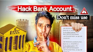 How to Hack bank account 2026 | kisi bhi Bank account sirf 2 minut me Hack | hacker 