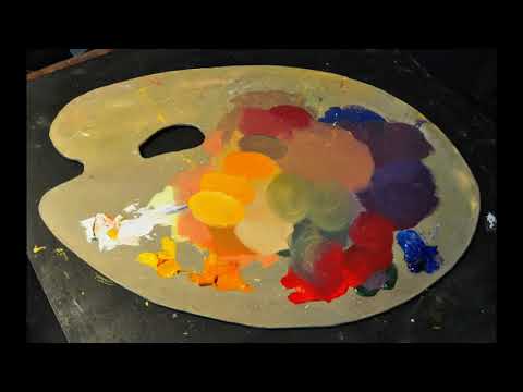 Stop-motion time-lapse of an oil painting by artist Yamil Picco