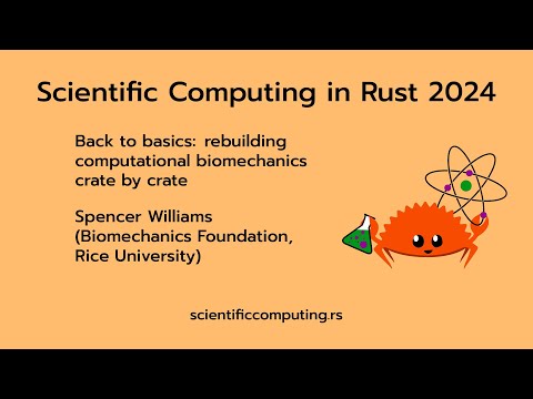 Spencer Williams - Back to basics: rebuilding computational biomechanics crate by crate