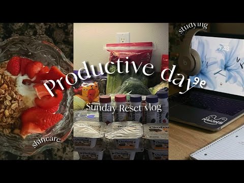 A Productive Day in My Life 💌 | Studying + Cozy Sunday Reset