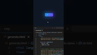 Button Animation with Hover Effects Using HTML & CSS #coding #webdevelopment #shorts