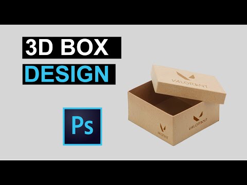 Create 3d box design in photoshop CC | Use vanishing point in photoshop | Photoshop CC  tutorials