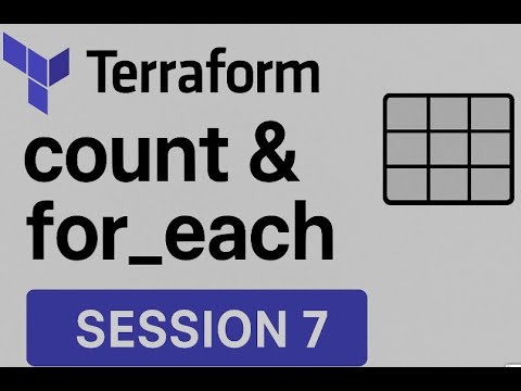 Terraform Count vs For_Each Explained with Examples | Session 7