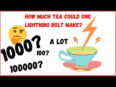 How many cups of tea could one lightning bolt make? | Weird scientific questions