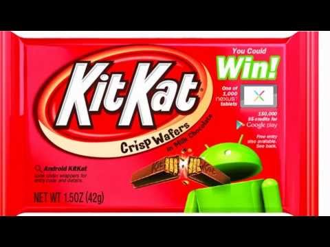 Android Kitkat chocolate