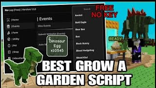 Grow a Garden Script GUI Pastebin | AUTO EVENT INFINITE DINOSAUR EGG DUPE PET SPAWNER *NO KEY*