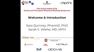 13th Annual DTRMPS: Welcome & Introduction