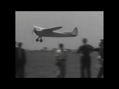 1936 National Championship Model Airplane Meet - newsreel style