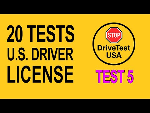 DMV Written Test 2025 — 20 Driving Knowledge Questions