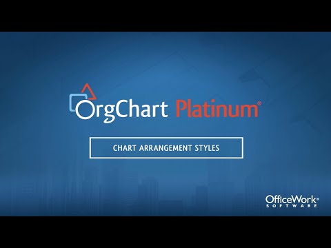 OrgChart Platinum — Chart Arrangement Styles