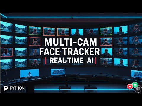 AI Multi-Camera Face Tracking System | Real-Time Recognition, Alerts with Python & OpenCV