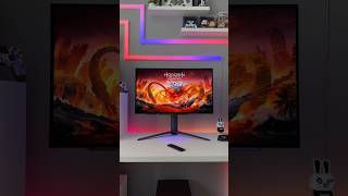The LG UltraGear 27GR95QE OLED monitor 😍🖥️ #lgultragear #ps5 #gamingsetup #shorts