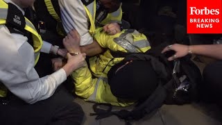 Arrests Made After Police Clash With Protesters At Pro-Palestinian Rally In London