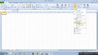 Microsoft Office Excel 2010 Rename WorkSheet